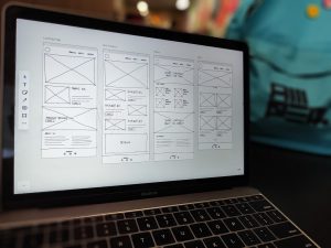 Photo Website wireframe